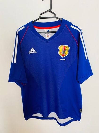 เสื้อเจอร์ซีย์ Adidas ผู้ชาย นำเงินเข้ม เสื้อบอลแท้ ทีมชาติญี่ปุ่น 2002