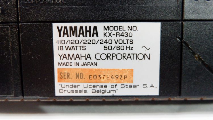ขาย Yamaha KX-R430 มือสอง สภาพสวย รูปที่ 11