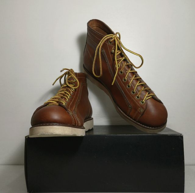 Columbus Boots, Men's 9US 42.5EU(27.5cm) Original ของแท้ มือ 2 สภาพเยี่ยม, รองเท้า Columbus หนังแท้ พื้นเต็ม ไม่มีรอยขีดข่วนใดๆ สวยมาก รูปที่ 8