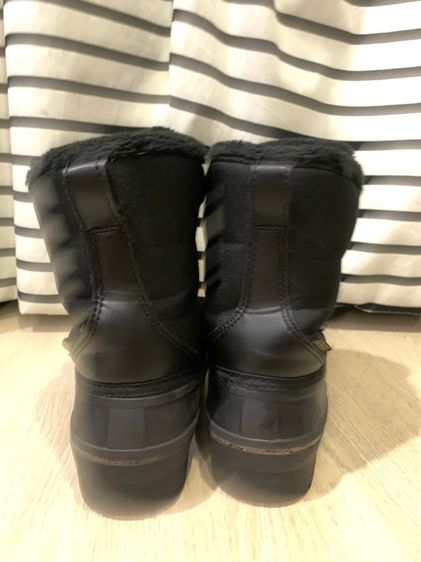 รองเท้าบูทกันหิมะ OUTDOOR  หนังสีดำ บุผ้าวูลกันหนาว ซับในอุ่นๆ  สายแฟชั่น สายไฮ ใส่ลุยหิมะ ลุยฝน อุ่นเท้าแน่นอน รูปที่ 9