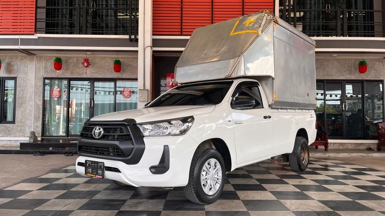 Toyota Hilux Revo 2022 2.4 Z Edition J Plus Pickup ดีเซล ไม่ติดแก๊ส เกียร์ธรรมดา ขาว รูปที่ 1