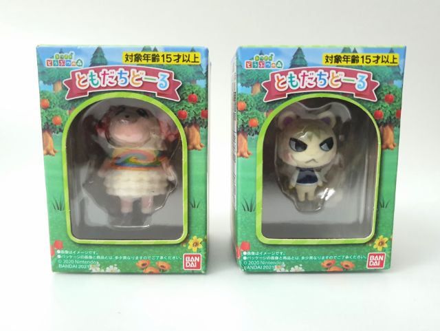 โมเดลรถสะสม โมเดลการ์ตูน Animal Crossing ขายคู่ กล่องใหม่ งานญี่ปุ่น