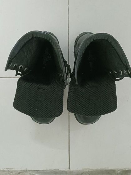 รองเท้าหนังหนา(สีดำเข้มมันเงา)ไซร้เบอร์40(ไม่มีเก็บเงินปลายทาง) รูปที่ 4
