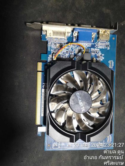 การ์ดจอ Gigabyte รุ่น Nvidia GT730 2GB DDR3 (no box) มือสอง ไม่มีกล่อง รูปที่ 3