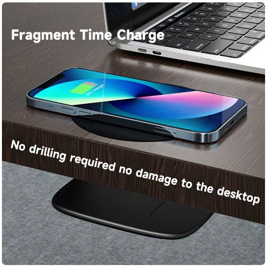 Wireless Charger Pad Stealth Fast Air แท่นชาร์จระยะไกล 40 มม.แบบซ่อนสำหรับ iPhone Samsung XIAOMI รูปที่ 4