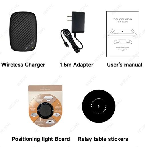 Wireless Charger Pad Stealth Fast Air แท่นชาร์จระยะไกล 40 มม.แบบซ่อนสำหรับ iPhone Samsung XIAOMI รูปที่ 6