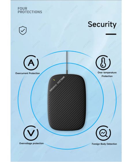 Wireless Charger Pad Stealth Fast Air แท่นชาร์จระยะไกล 40 มม.แบบซ่อนสำหรับ iPhone Samsung XIAOMI รูปที่ 8