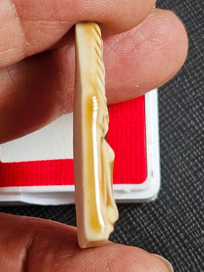 พระขุนแผนเคลือบ พิมพ์อกใหญ่ วัดใหญ่ชัยมงคล ปี 2552 รูปที่ 4