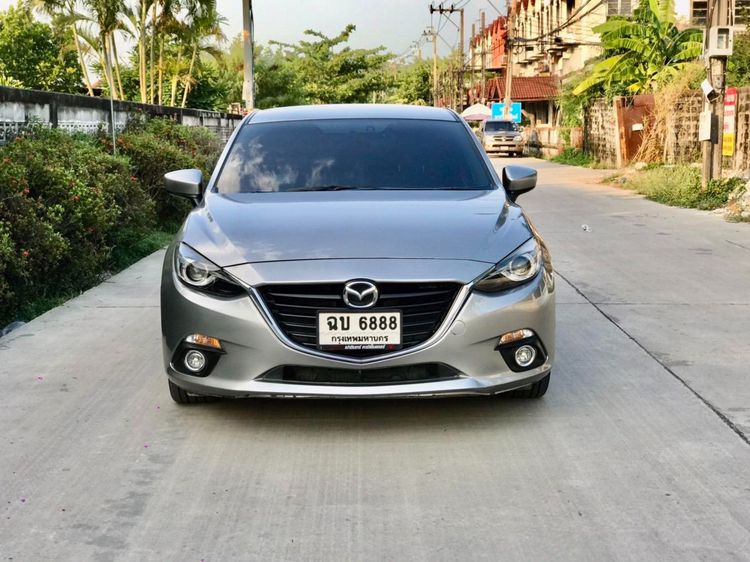 Mazda Mazda3 2014 2.0 S Sedan เบนซิน ไม่ติดแก๊ส เกียร์อัตโนมัติ เทา