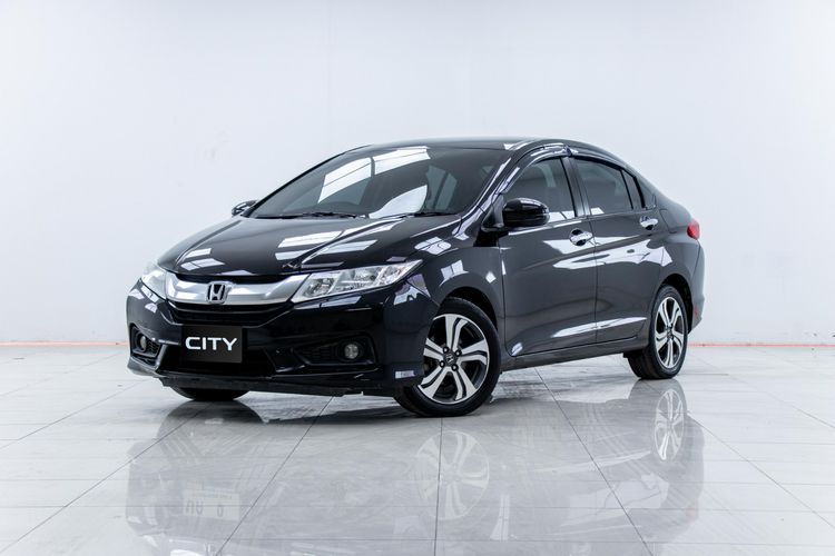 Honda City 2014 1.5 Sv i-VTEC Sedan เบนซิน ไม่ติดแก๊ส เกียร์อัตโนมัติ ดำ รูปที่ 4
