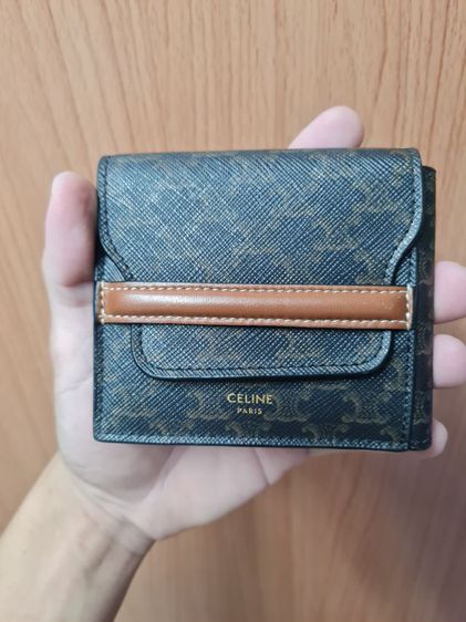 ขายกระเป๋าสตางค์ Celine flap origami wallet รูปที่ 3