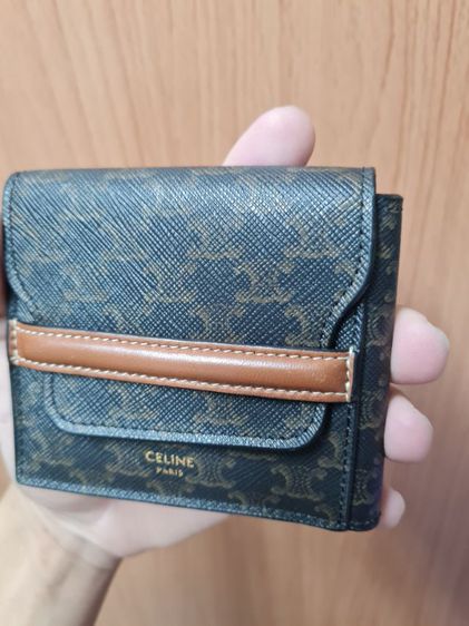 ขายกระเป๋าสตางค์ Celine flap origami wallet รูปที่ 4