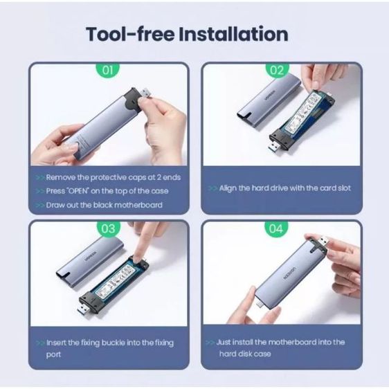 UGREEN M.2 SSD Enclosure  รูปที่ 5