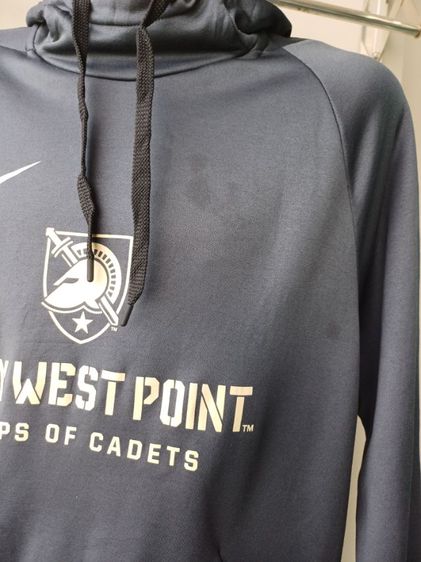 Nike Army West Point Dri-Fit Hoodie Size M สีเทา รูปที่ 13