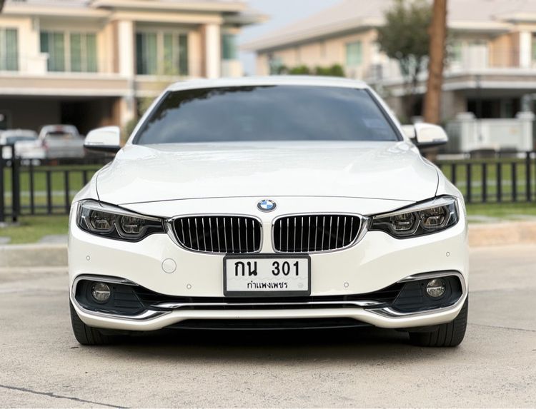 BMW Series 4 2018 430i Sedan เบนซิน ไม่ติดแก๊ส เกียร์อัตโนมัติ ขาว รูปที่ 2