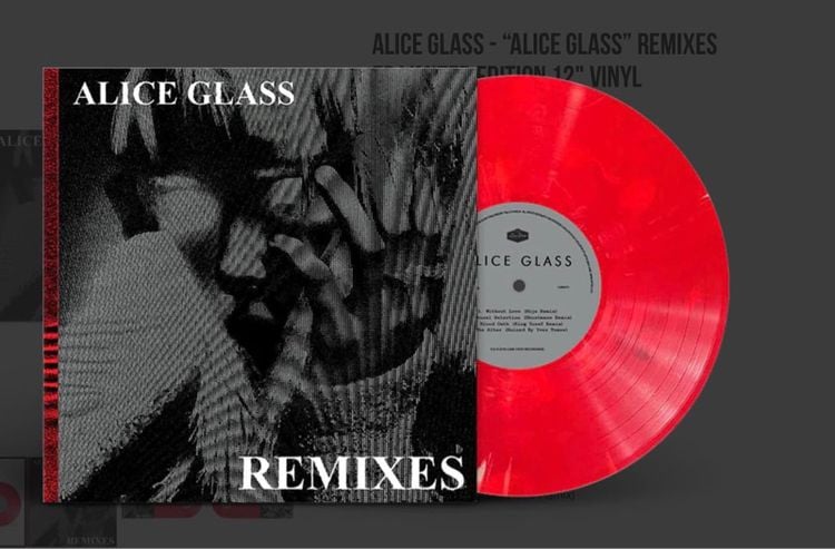 ขายแผ่นเสียงใหม่ซีล ALICE GLASS REMIXES EP LIMITED EDITION RED LP 2018 USA 🇺🇸 SS SEALED OUT OF PRINT rare LP ส่งฟรี