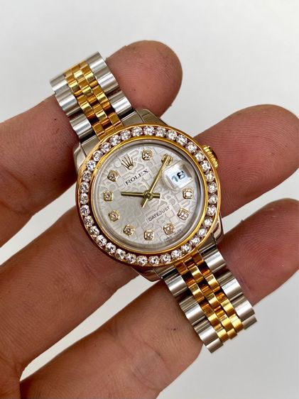 Rolex Datejust Com Diamonds รูปที่ 6