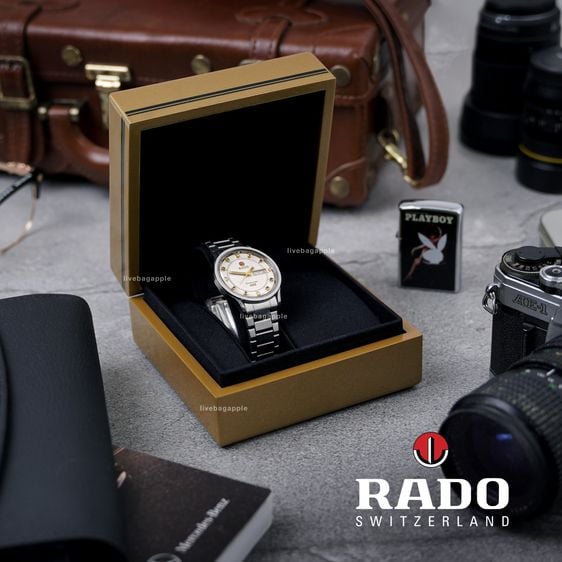เงิน XXXขายแล้วxxx นาฬิกา RADO - STARLINER999 ของ Rare แท้พร้อมกล่องไม้ Rado