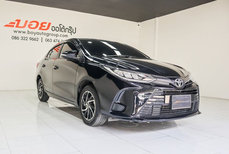 Toyota Yaris ATIV 2021 1.2 Sport Sedan เบนซิน ไม่ติดแก๊ส เกียร์อัตโนมัติ ดำ