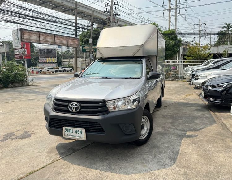 Toyota Hilux Revo 2018 2.4 J Pickup ดีเซล ไม่ติดแก๊ส เกียร์ธรรมดา เทา