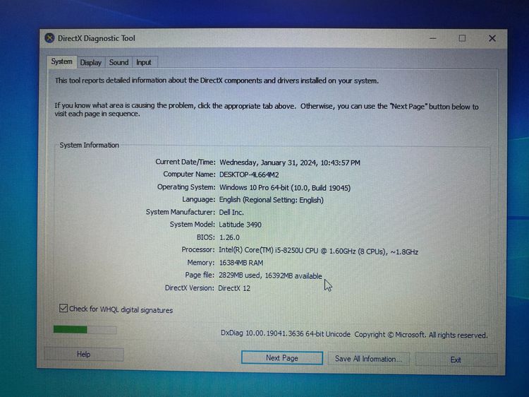 Dell Latitude 3490 I5 Gen 8 M.2 480 SSD 128 แบตนาน ราคาถูกใจ รูปที่ 8