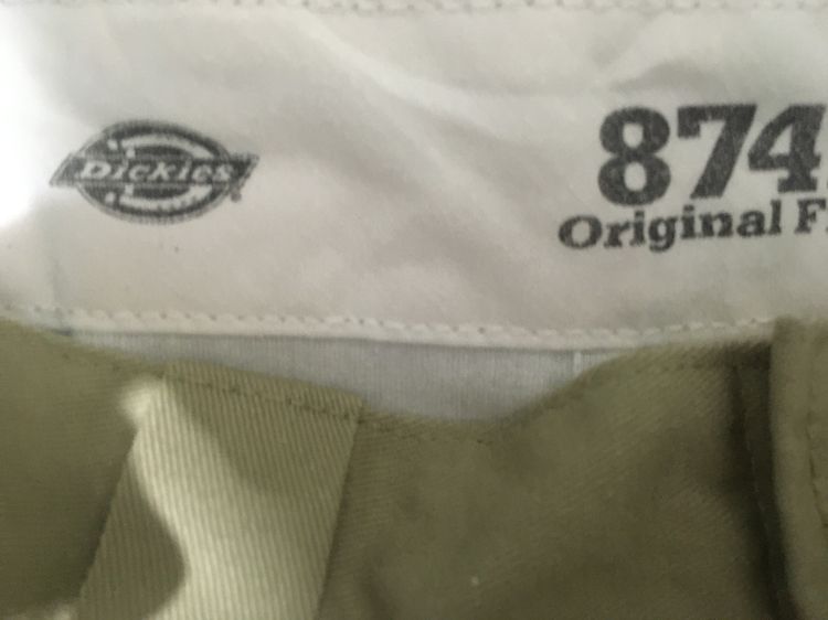กางเกง ขายาว 874 Original Fit แบรนด์ Dickies สีกากี รูปที่ 13