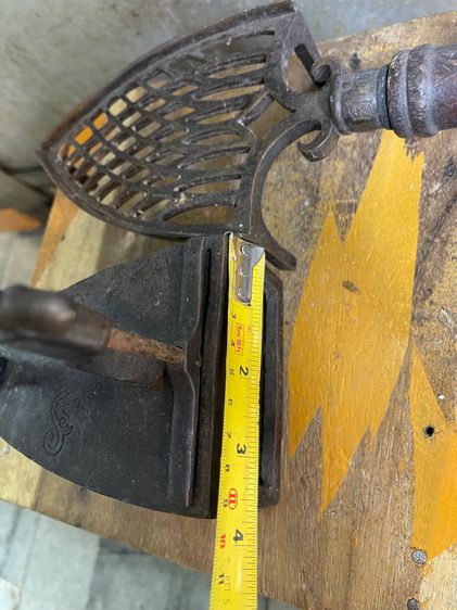 เตารีด ทองเหลือง พร้อมขาตั้งสะสม A7 รูปที่ 13