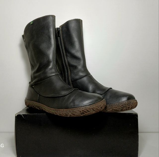 🐸 EL NATURALISTA Boots, Unisex 40EU(25.5cm) Original ของแท้ มือ 2 สภาพใกล้เคียงของใหม่, รองเท้าบู้ท El Nat. หนังแท้สวย พื้นเต็ม งดงามมาก รูปที่ 15