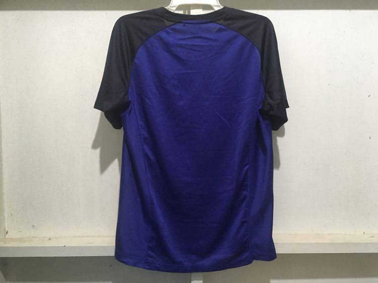 เสื้อกีฬา DRY-EX ANTI-BACTERIAL แบรนด์ uniqlo สีม่วงแขนดำ รูปที่ 2