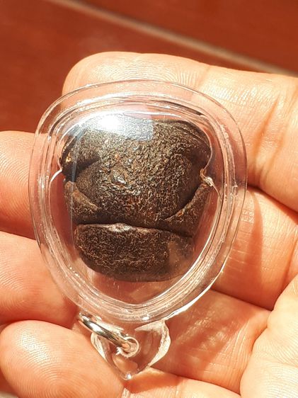 พระปิดตา เนื้อผงคลุกรัก พิมพ์ปั้นลอยองค์ องค์อ้วน ๆ กลม ๆ เป็นพระที่ดูง่าย มีอายุการสร้างหลายๆสิบปี มีความหดเหี่ยวของเนื้อพระ เนื้อผงคลุกรัก รูปที่ 5