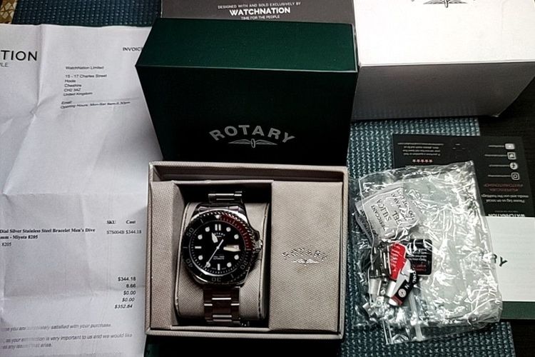 Rotary Super 7 Scuba Pepsi Watch  300M รูปที่ 9