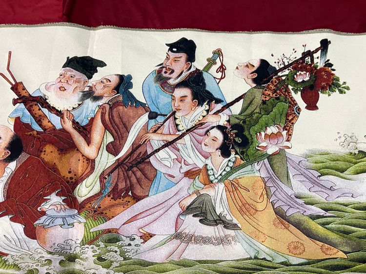 ภาพปัก เทพแปดเซียน ผืนยาวสะสม รูปที่ 6