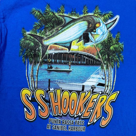 เสื้อยืดแขนยาว SS Hookers สาตกปลา​ Size S รูปที่ 3