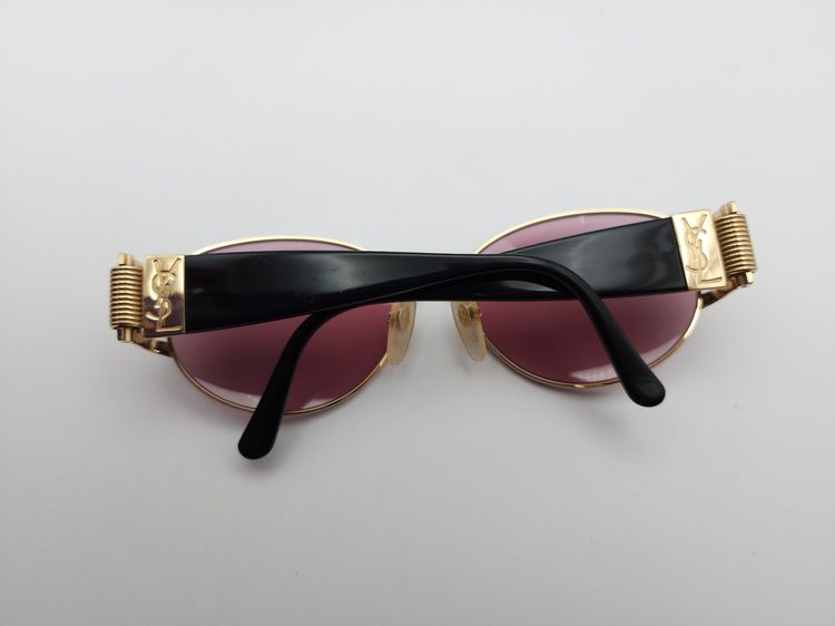 🕶 YSL Yves Saint Laurent Mod.31-6708 Vintage 80s Sunglasses แว่นกันแดด แว่นตา ของแท้ มือสอง แบรนด์เนม รูปที่ 10
