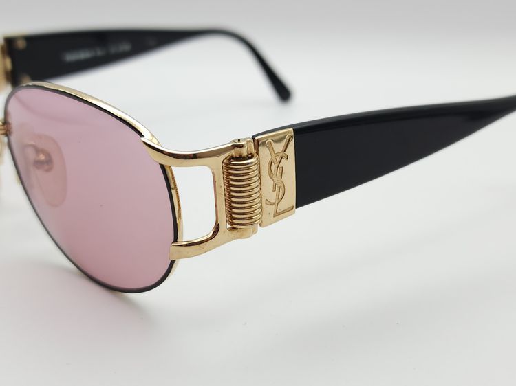 🕶 YSL Yves Saint Laurent Mod.31-6708 Vintage 80s Sunglasses แว่นกันแดด แว่นตา ของแท้ มือสอง แบรนด์เนม รูปที่ 5