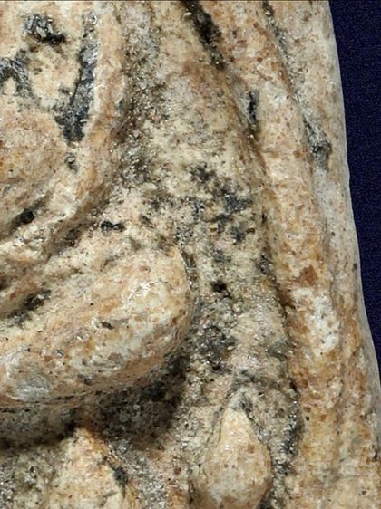 หายาก🌟พระสังกัจจายน์ กรุวัดเงินคลองเตย พิมพ์ไม่มีหู มีมวลสาร เก่า รูปที่ 15