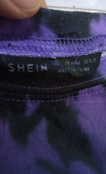 เสื้อยืดมัดย้อมแบรน Shein ไซร์ XL สภาพใหม่ รูปที่ 4