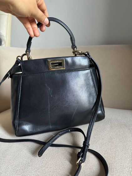 กระเป๋า fendi peekaboo ใบเล็กมินิสีดำ รูปที่ 3