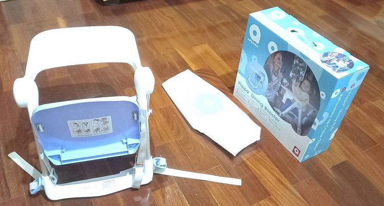 เก้าอี้เด็ก Apramo รุ่น Flippa สี Taro สภาพใหม่ ใช้น้อย เก็บอย่างดี พร้อมกระเป๋าหิ้ว และกล่อง ครบ Set  รูปที่ 5