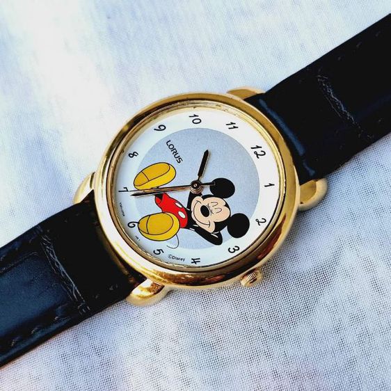 Mickey Mouse by LORUS Seiko หน้าปัดลายมิกกี้เม้าส์นอนเล่นชิลล์ๆ งานวินเทจน่าสะสม
นาฬิกาข้อมือ บอยไซส์ มือสอง สภาพสวยระบบถ่าน เครื่องญี่ปุ่น รูปที่ 6