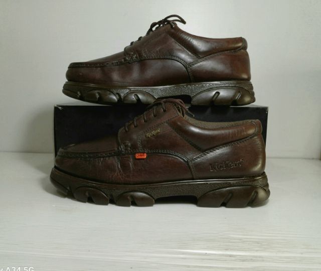 อื่นๆ รองเท้าผ้าใบ UK 10.5 | EU 45 1/3 | US 11 น้ำตาล KicKers, Genuine Moccasins Shoes for Men 45EU(28.5-29.0cm) Original ของแท้ มือ 2 สภาพใกล้เคียงของใหม่,รองเท้า KicKers หนังแท้ พื้นเต็มสวยมาก