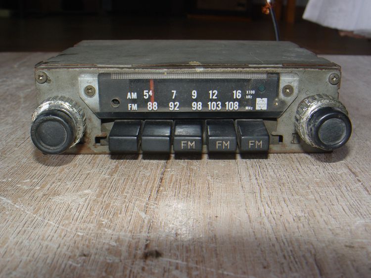 วิทยุรถยนต์โบราณ National AM-FM ใช้งานได้ปกติ รูปที่ 2