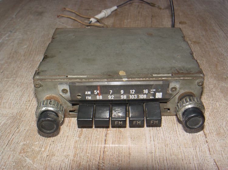 วิทยุรถยนต์โบราณ National AM-FM ใช้งานได้ปกติ รูปที่ 3