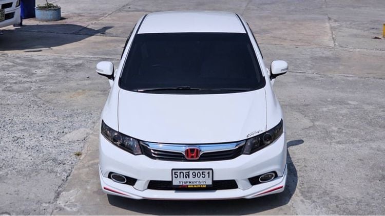 Honda Civic 2012 1.8 E Wise Edition i-VTEC Sedan เบนซิน ไม่ติดแก๊ส เกียร์อัตโนมัติ ขาว