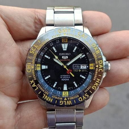 Seiko 5 Sports 50th Anniversary SRP435 Special Edition 