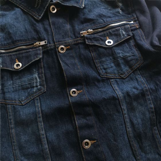 Zara Man 4 Pockets Denim Jacket รอบอก 43” รูปที่ 8