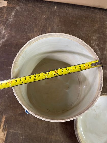 โถ พื้นคราม ลายดอกเหมย กังไส ลายครามสะสม รูปที่ 15