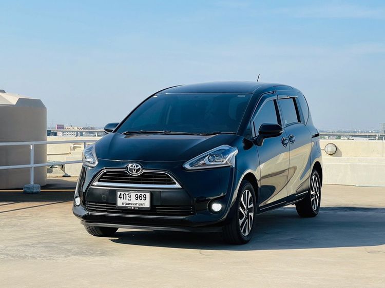 Toyota Sienta 2019 1.5 V Utility-car เบนซิน ไม่ติดแก๊ส เกียร์อัตโนมัติ ดำ