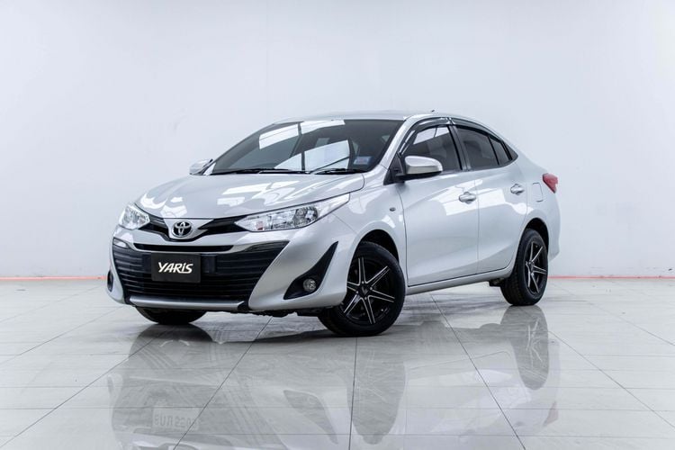 Toyota Yaris 2019 1.2 J Eco Sedan เบนซิน ไม่ติดแก๊ส เกียร์อัตโนมัติ เทา รูปที่ 4