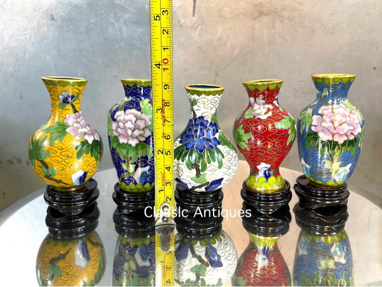 แจกันทองเหลืองถมปัด รูปที่ 12